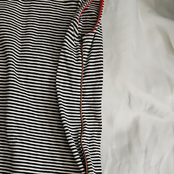 Juicy Couture Striped Midi Dress with Red and Brown Accents - Picture 8 of 8